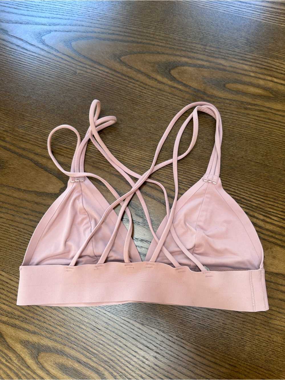 PINK Victoria’s Secret Light Pink Strappy Bralette - Picture 2 of 2